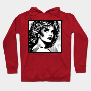 Pop Art Girl 80s Hoodie